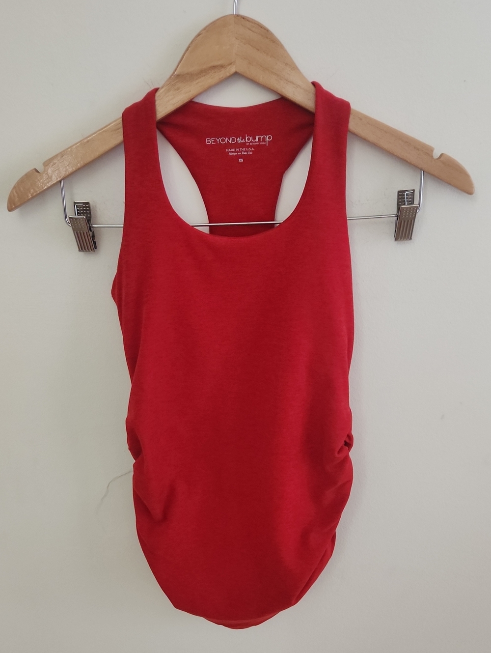 Beyond the Bump Beyond Yoga Spacedye Bases Covered Maternity Racerback Tank Top - Picture 4 of 11